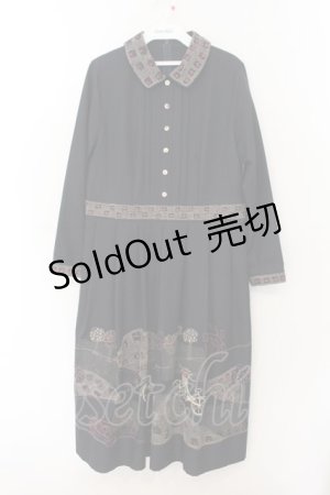 画像: Jane Marple Dans Le Salon / British countryside day dress M ネイビー O-26-01-17-038-JM-OP-IG-OS