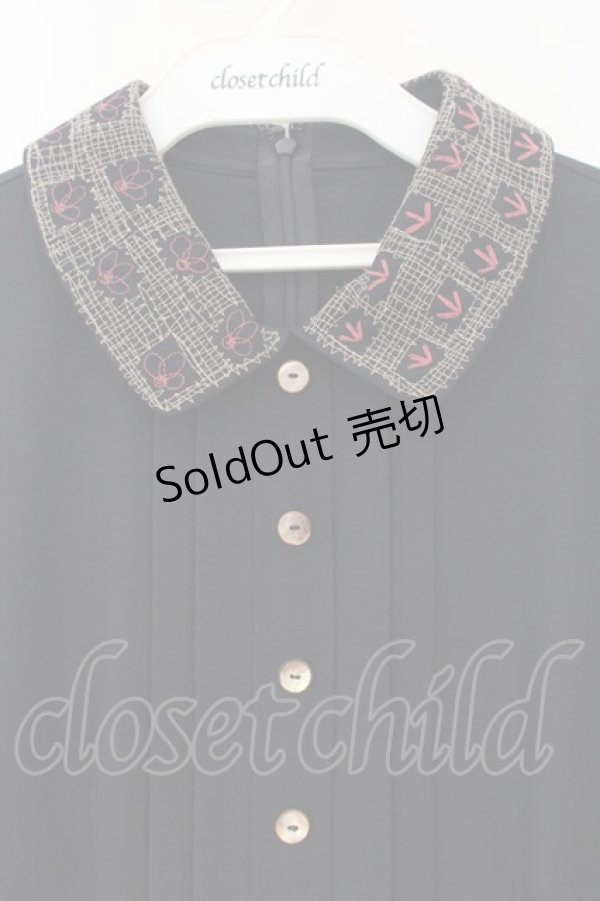 画像2: Jane Marple Dans Le Salon / British countryside day dress M ネイビー O-26-01-17-038-JM-OP-IG-OS (2)