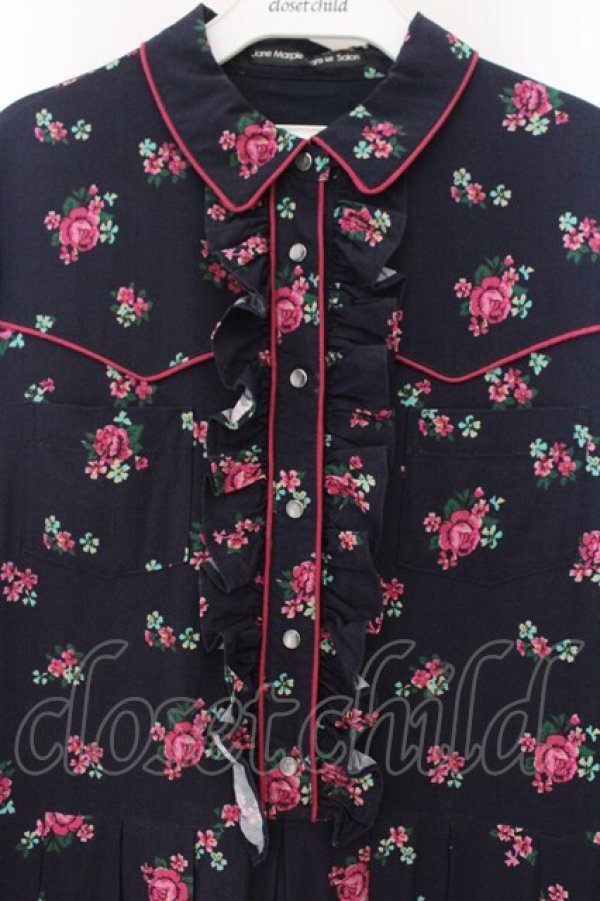 画像2: Jane Marple Dans Le Salon / Rosy diary shirt dress（ロージーデイリーシャツドレス） M ネイビー O-26-01-17-039-JM-OP-IG-OS (2)