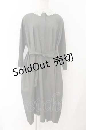 画像: Jane Marple Dans Le Salon / レースカラーサックドレス M グレー O-26-01-17-040-JM-OP-IG-OS