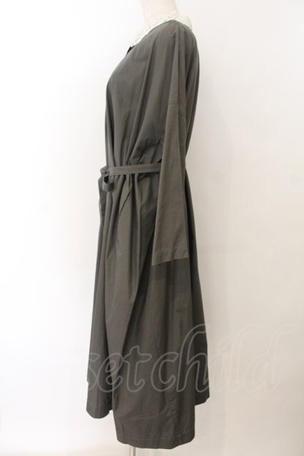 画像3: Jane Marple Dans Le Salon / レースカラーサックドレス M グレー O-26-01-17-040-JM-OP-IG-OS (3)