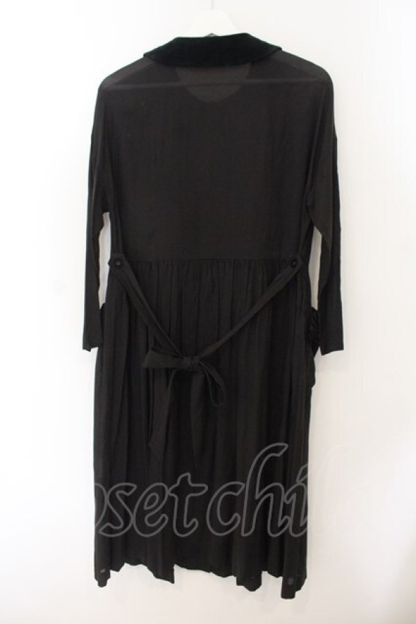 画像4: Jane Marple / Velvet collar dress（ベルベットカラードレス） M クロ O-26-01-17-042-JM-OP-IG-OS (4)