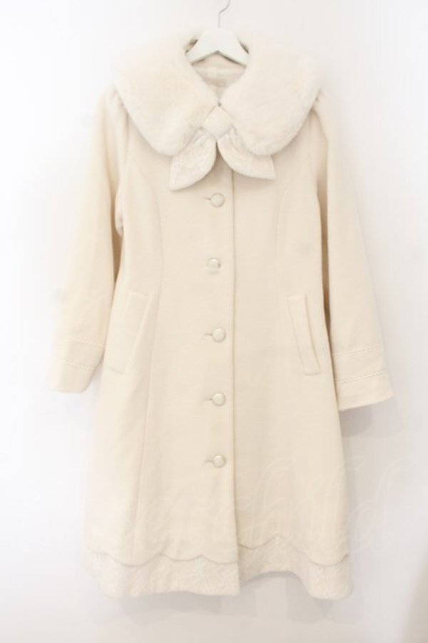 画像1: axes femme POETIQUE / ファーティペットロングコート M キナリ O-26-01-17-048-AX-CO-OW-OS (1)