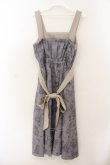 画像3: axes femme POETIQUE / ジュイ風物語柄ワンピース M グレー O-26-01-17-052-AX-OP-OW-OS (3)