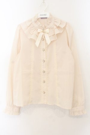 画像: axes femme kawaii / 童話の小公女ブラウス M キナリ O-26-01-17-058-AX-BL-OW-OS