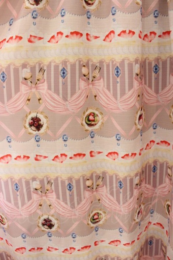 画像3: axes femme POETIQUE / ガトーシュクレフリルワンピース M ピンク O-26-01-17-064-AX-OP-OW-OS (3)