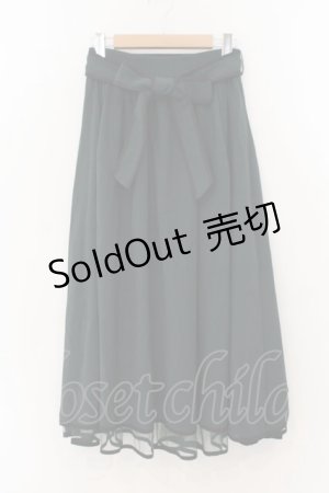 画像: axes femme POETIQUE / パイピングバックフリルスカート M グリーン O-26-01-17-068-AX-SK-OW-ZT557