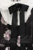 画像2: majoretty / クロミソウガラフリルワンピース M クロ×シロ O-26-01-17-073-LO-OP-IG-OS (2)