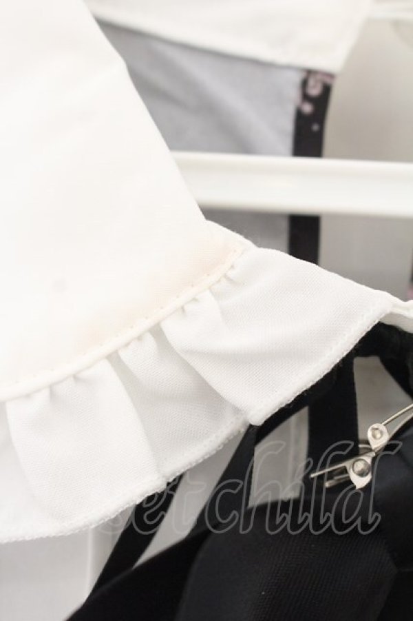 画像3: majoretty / クロミソウガラフリルワンピース M クロ×シロ O-26-01-17-073-LO-OP-IG-OS (3)