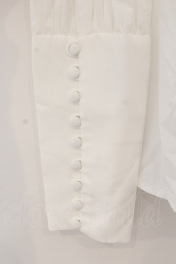 画像3: Sheglit / "Serena"タックブラウス M ホワイト O-26-01-17-075-EL-BL-OW-OS (3)