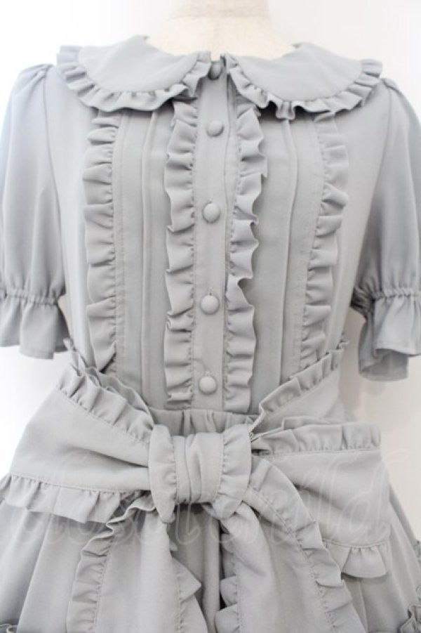 画像2: axes femme kawaii / ロマンティックフリルワンピース M グリーン O-26-01-17-010-AX-OP-OW-OS (2)