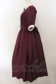 画像3: axes femme kawaii / エレガントドールワンピース M ワイン O-26-01-17-011-AX-OP-OW-OS (3)