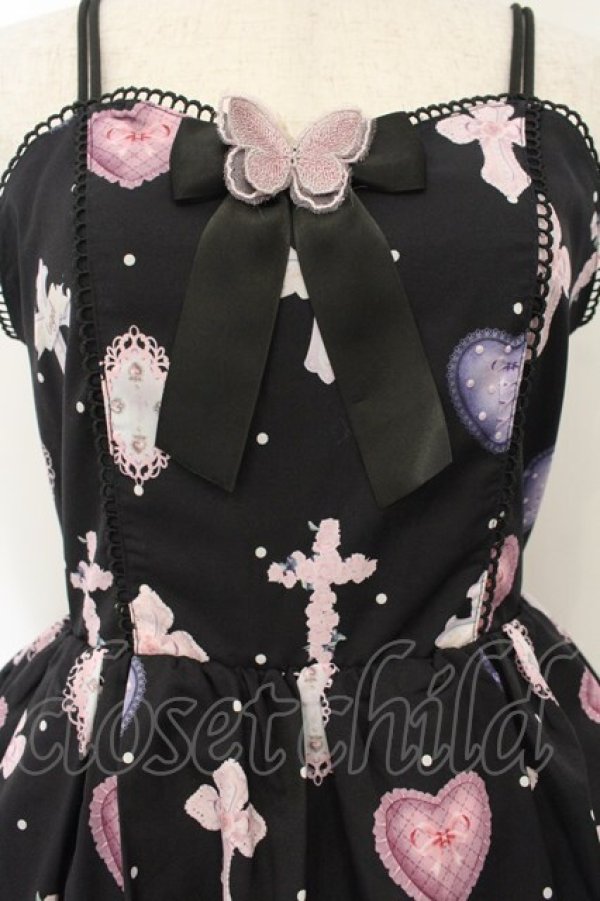 画像2: axes femme kawaii / ロージークロスジャンスカ  クロ O-26-01-17-012-AX-OP-IG-OS (2)