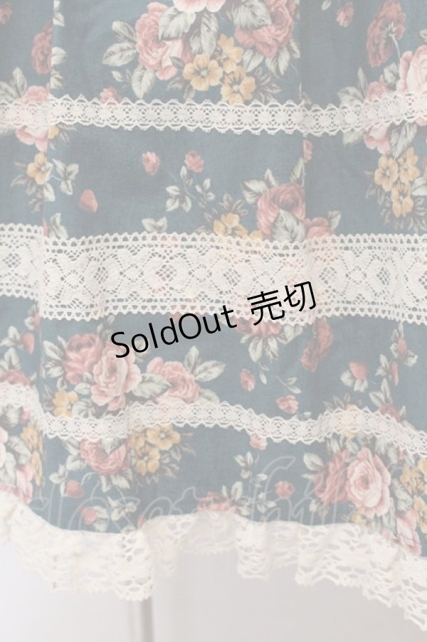 画像3: Innocent World / 薔薇と苺のドールワンピース M 86　グリーン×キナリ O-26-01-17-013-IW-OP-OW-OS (3)