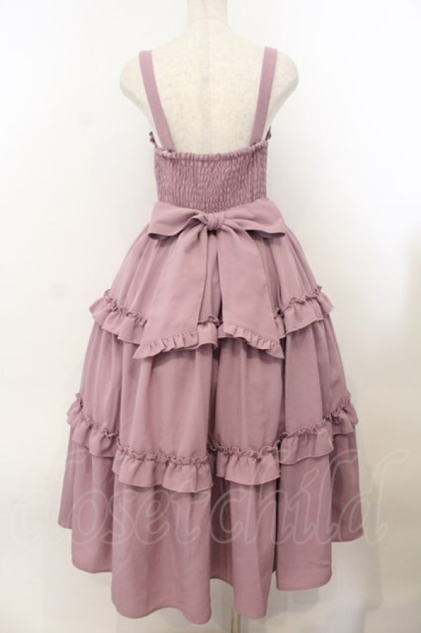 画像4: axes femme kawaii / ロマンティックフリルジャンパースカート  ラベンダー O-26-01-17-021-AX-OP-IG-OS (4)