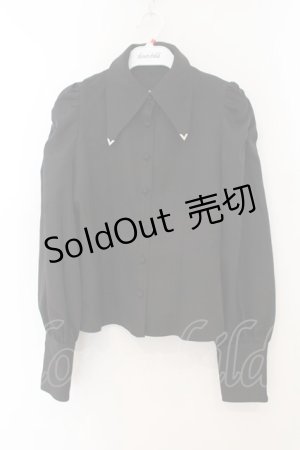 画像: EATME / ギャザーパフブラウス F クロ O-26-01-19-026-LO-BL-OW-OS