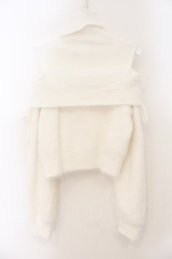 画像3: DOLCE LICHE / オフタートルニットトップス F シロ O-26-01-19-029-PU-TO-OW-OS (3)