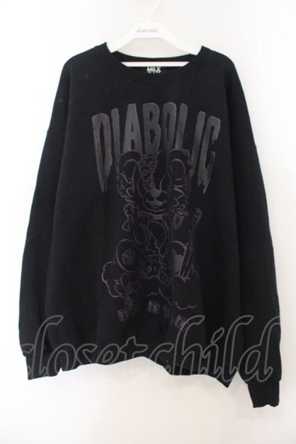 画像1: MILKBOY / TOYSスウェット  ブラック O-26-01-19-033-MB-TO-OW-OS (1)