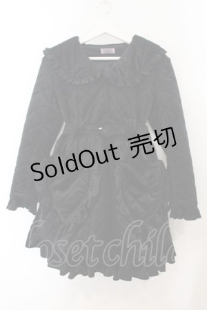 画像: Starry by lillilly / キルティングコート F クロ O-26-01-19-034-PU-CO-OW-OS