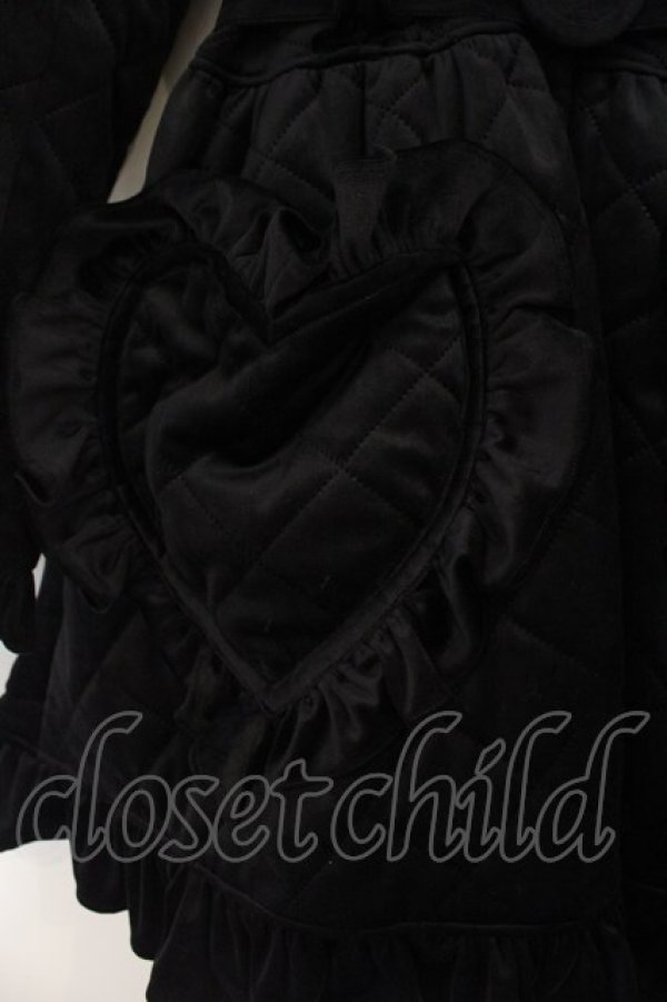 画像3: Starry by lillilly / キルティングコート F クロ O-26-01-19-034-PU-CO-OW-OS (3)