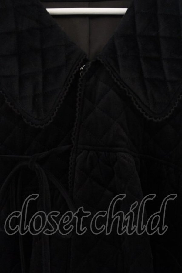 画像2: Pain / キルティングフレアコート F クロ O-26-01-19-035-PU-CO-OW-OS (2)