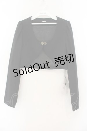 画像: Sheglit / "Del Fiore"ボレロ M ブラック O-26-01-19-037-EL-TO-OW-OS