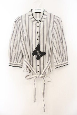 画像: Sheglit / クラシカルパフブラウス M ブラック O-26-01-19-038-EL-BL-OW-OS