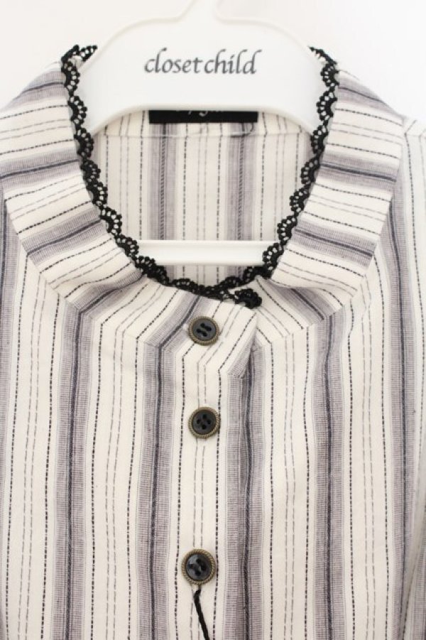 画像2: Sheglit / クラシカルパフブラウス M ブラック O-26-01-19-038-EL-BL-OW-OS (2)