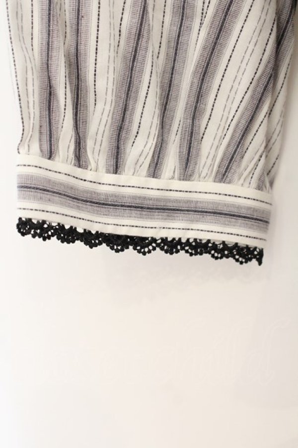 画像3: Sheglit / クラシカルパフブラウス M ブラック O-26-01-19-038-EL-BL-OW-OS (3)