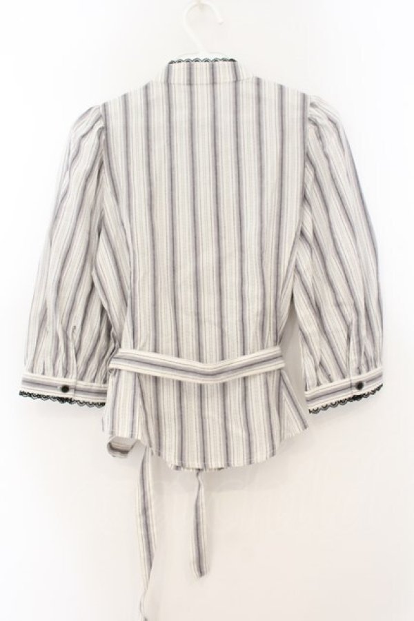 画像4: Sheglit / クラシカルパフブラウス M ブラック O-26-01-19-038-EL-BL-OW-OS (4)