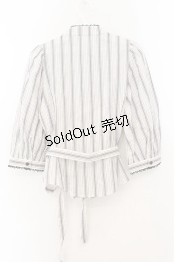 画像4: Sheglit / クラシカルパフブラウス M ブラック O-26-01-19-038-EL-BL-OW-OS (4)