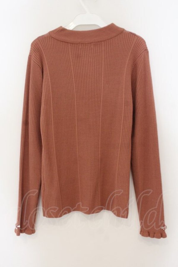 画像3: axes femme / 【パーソナルカラー】ニット F アプリコットピンク O-26-01-19-044-AX-TO-OW-OS (3)