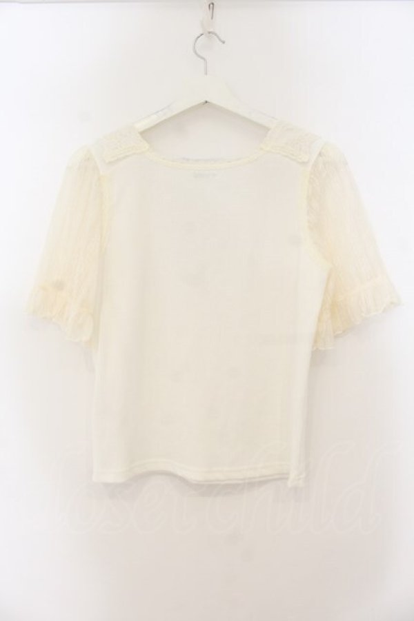 画像3: axes femme / 20thレース使いトップス F キナリ O-26-01-19-045-AX-TO-OW-OS (3)