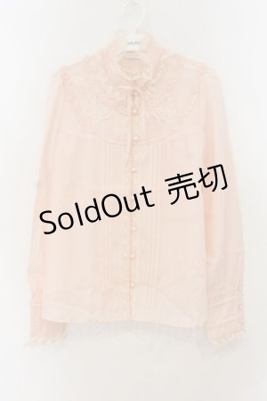 画像: MILK / パピヨンレースブラウス  オレンジ系ピンク O-26-01-19-049-ML-BL-OW-OS