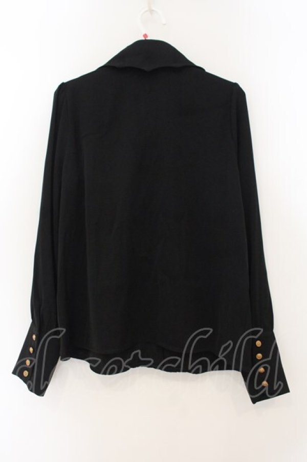 画像4: Amavel / Vampire Nightmareブラウス F クロ×ボルドー O-26-01-19-055-CA-BL-OW-OS (4)