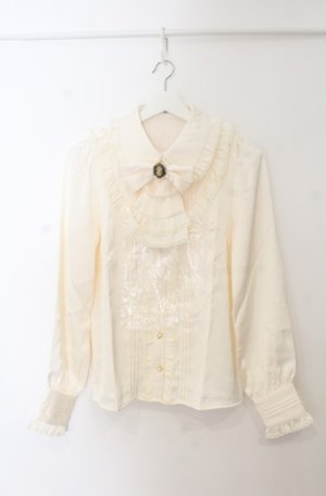 画像: Amavel / Antique Dollフリルブラウス F アイボリー O-26-01-19-1004-CA-BL-YM-OS