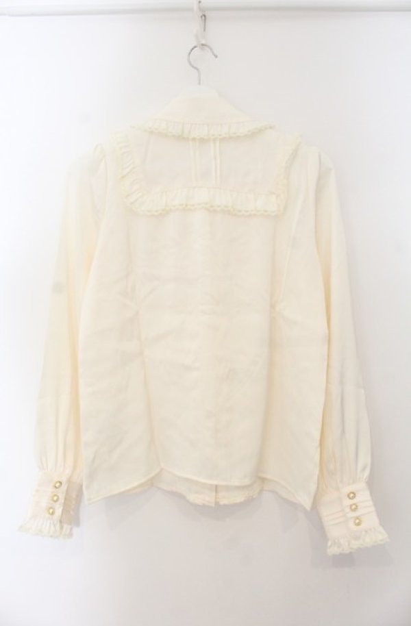 画像4: Amavel / Antique Dollフリルブラウス F アイボリー O-26-01-19-1004-CA-BL-YM-OS (4)