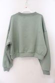 画像3: Fi.n.t / チェック柄パッチワークスウェット  グリーン O-26-01-19-1012-CA-TO-IG-OS (3)