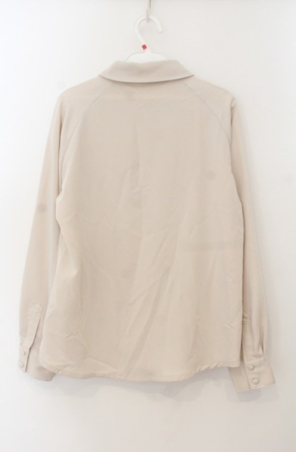 画像2: an another angelus / ピンタックブラウス  アイボリ O-26-01-19-1019-CA-BL-IG-OS (2)