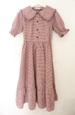 画像1: m petit by misako / AM*ギンガムCHKワンピース M アカ O-26-01-19-1003-LO-OP-YM-OS (1)