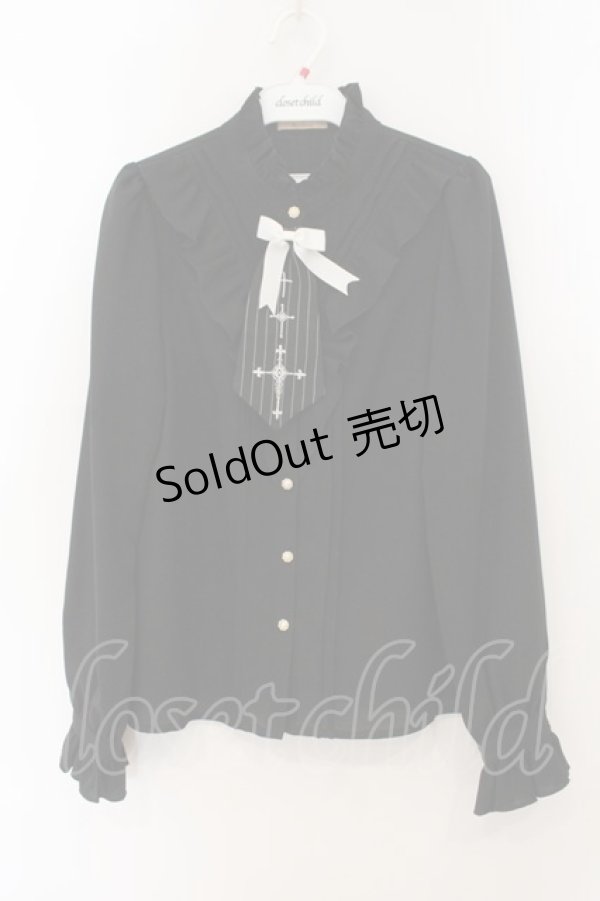 画像1: Amavel / Rosary Vampireブラウス F クロ O-26-01-19-061-CA-BL-OW-OS (1)