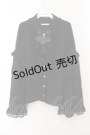 画像: Amavel / Historical Theatreフリルブラウス F クロ O-26-01-19-063-CA-BL-OW-OS