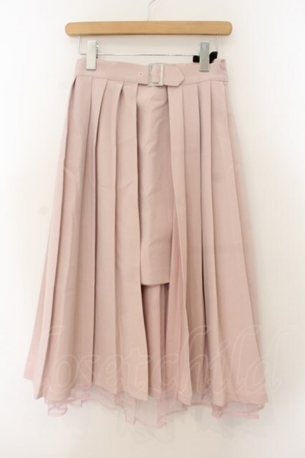 画像1: EATME / プリーツラップスカート M ピンク O-26-01-19-065-LO-SK-OW-OS (1)
