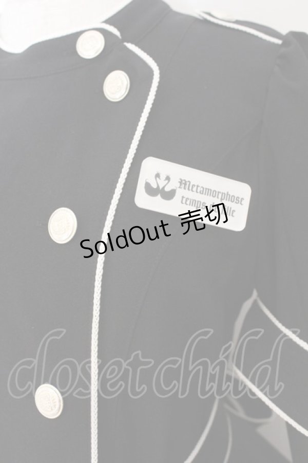 画像2: metamorphose / name of guardianナース風ワンピース  クロ O-26-01-19-006-ME-OP-OW-OS (2)