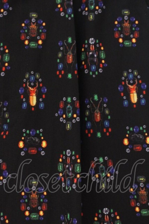 画像2: pays des fees  / 甲虫テーパードパンツ 11号 ブラック O-26-01-19-068-PU-PA-IG-OS (2)