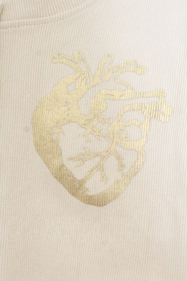 画像2: pays des fees  / 心臓カーディガン  アイボリー O-26-01-19-069-PU-TO-IG-OS (2)