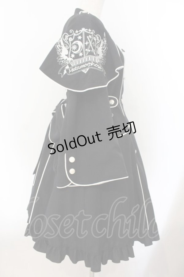 画像3: metamorphose / name of guardianナース風ワンピース  クロ O-26-01-19-006-ME-OP-OW-OS (3)