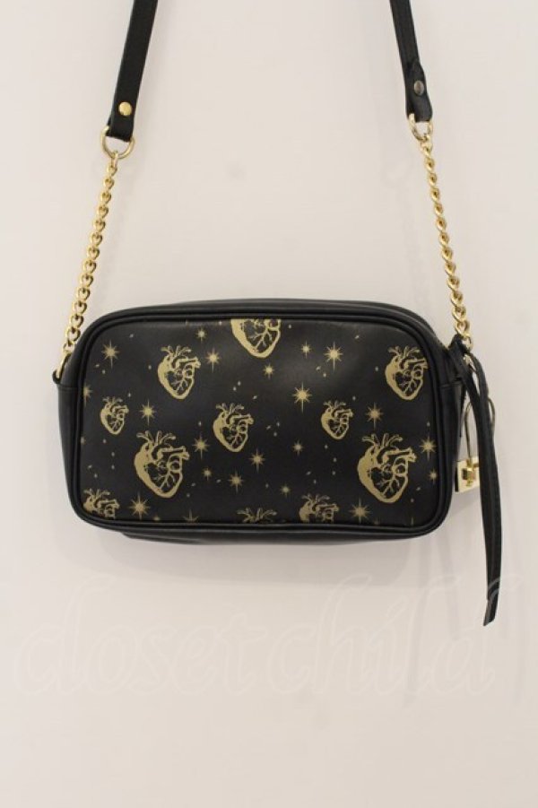 画像1: pays des fees  / 心臓バッグ  ブラク O-26-01-19-076-PU-BG-IG-OS (1)