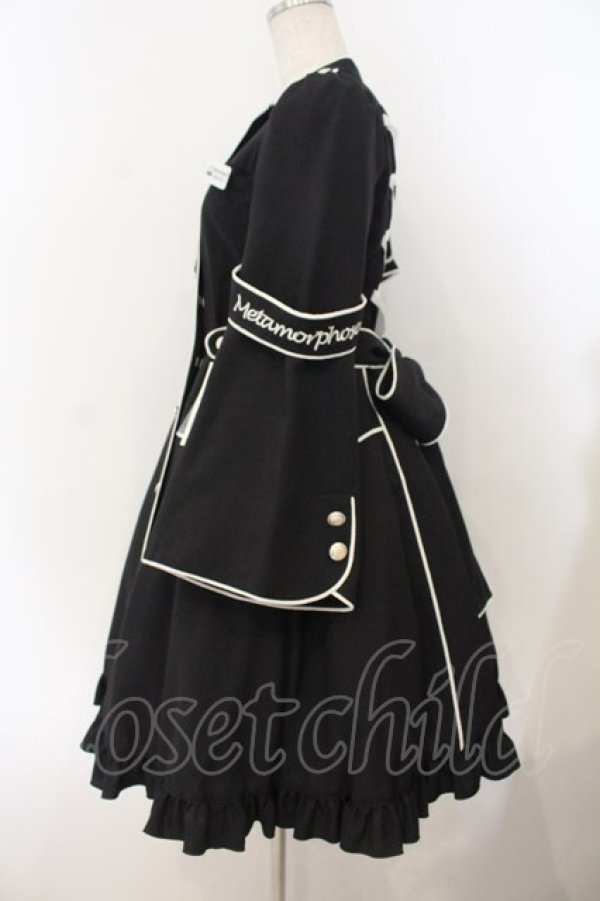 画像5: metamorphose / name of guardianナース風ワンピース  クロ O-26-01-19-006-ME-OP-OW-OS (5)