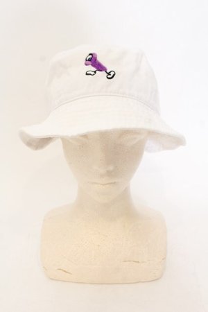 画像: pays des fees  / バケットハット  ホワイト O-26-01-19-077-PU-AC-IG-OS